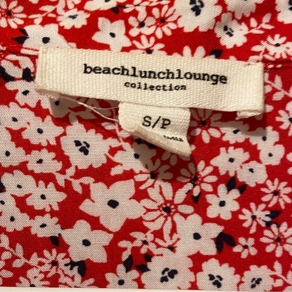 Beach Lunch Lounge Collection Button Down Blouse - Picture 6 of 6
